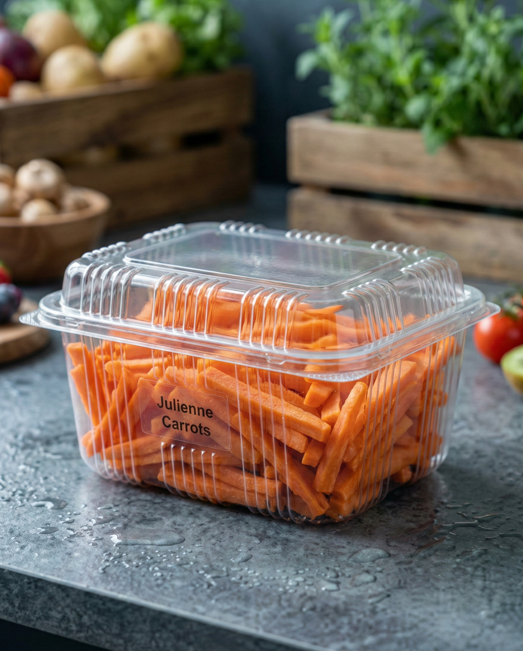 Fresh Julienned Carrots