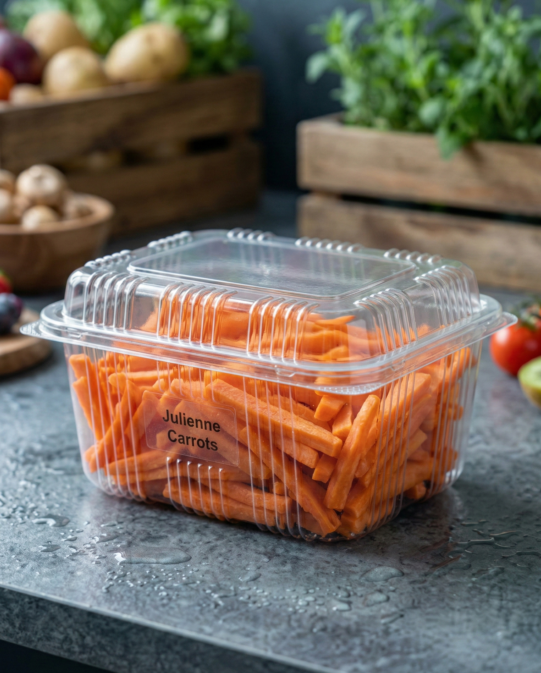 Fresh Julienned Carrots