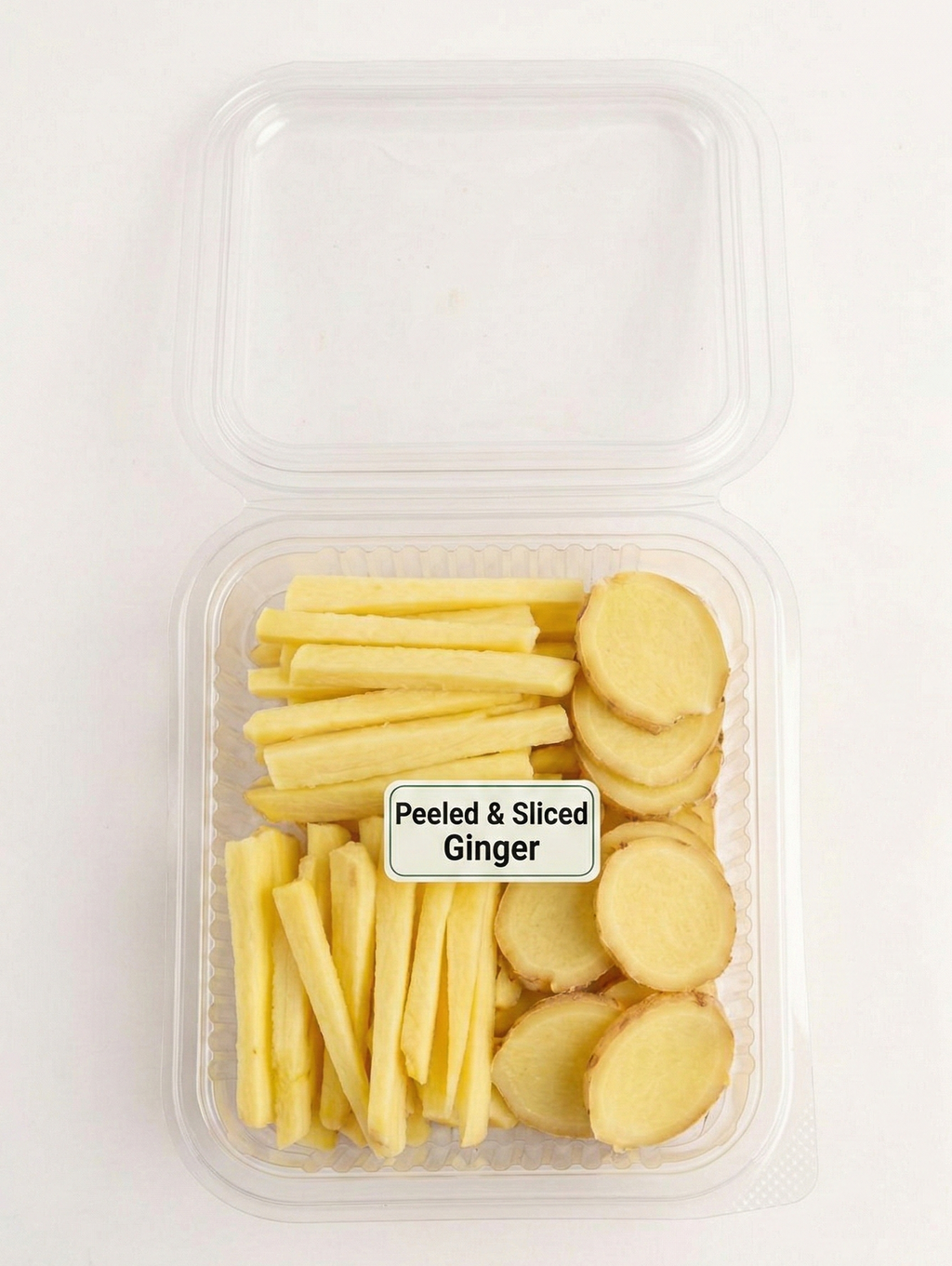 Peeled & Sliced Fresh Ginger