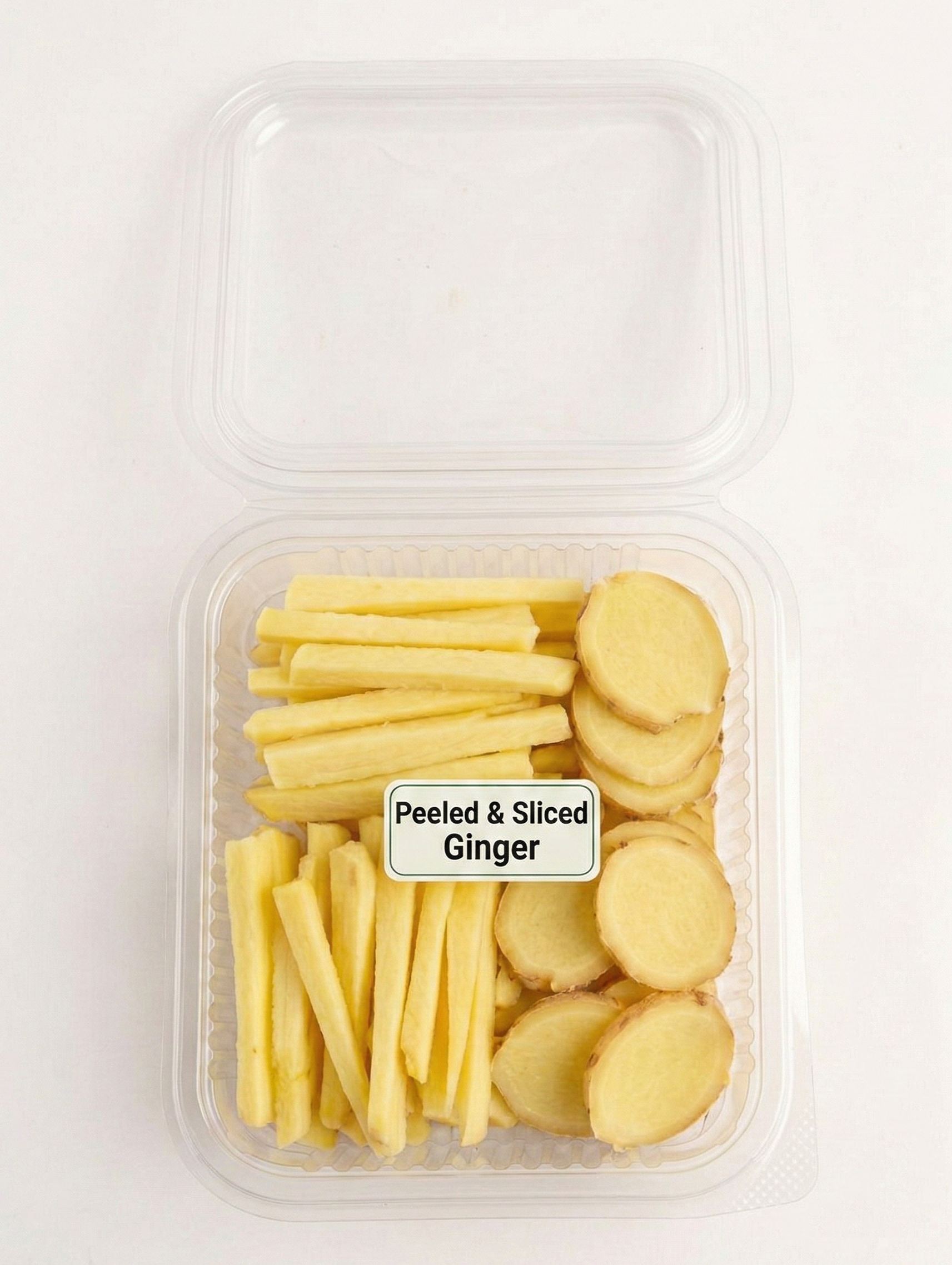 Peeled & Sliced Fresh Ginger